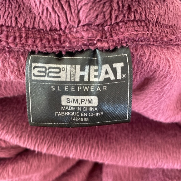 Purple Fleece Hooded Lounge Dress - Picture 7 of 8